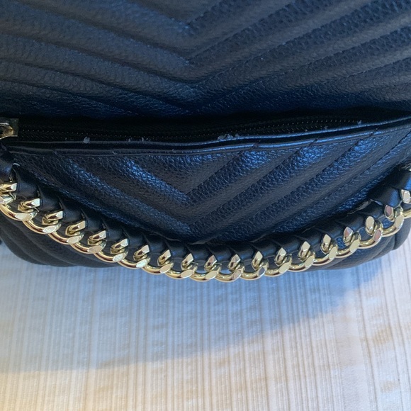 Victoria's Secret Quilted Black Backpack Purse - Picture 6 of 7